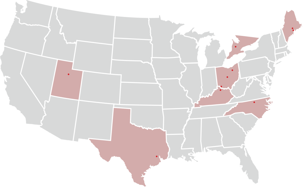 LSI Locations Map